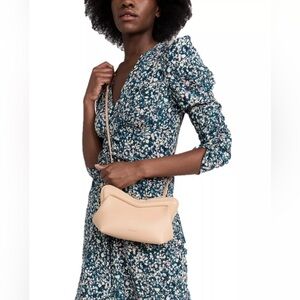 MANSUR GAVRIEL MINI M FRAME Crossbody Bag NWT Sand Color